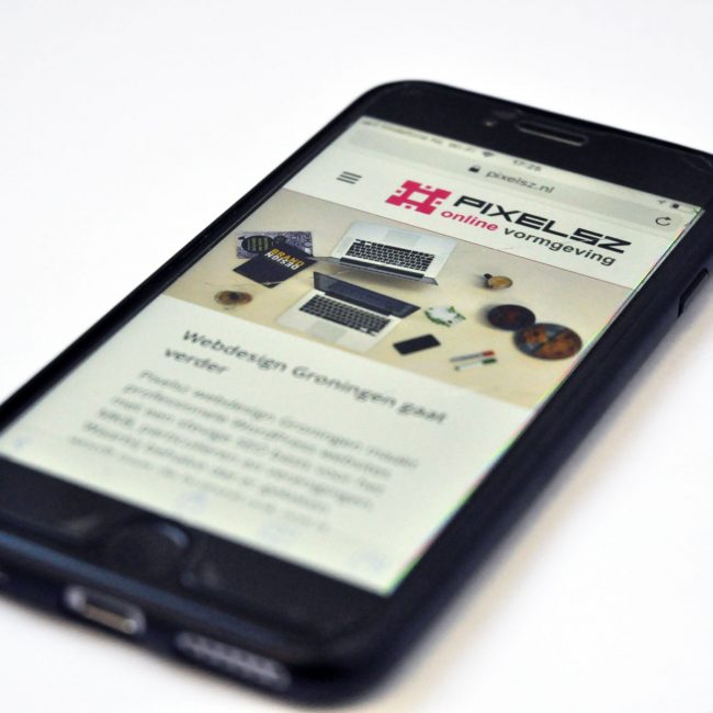website mobiel vriendelijk webdesign