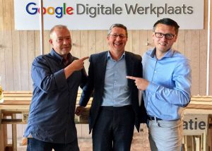 Nico Kranenburg en Thijs Wieringa webdesigners met Google zoekmachine optimalisatie bij de Digitale werkplaats