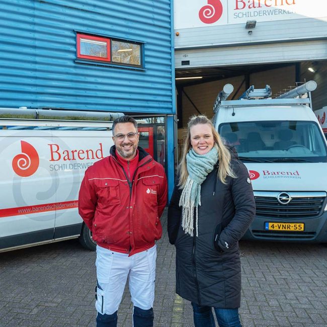 Barend en Alletta van Schildersbedrijf website laten maken Groningen