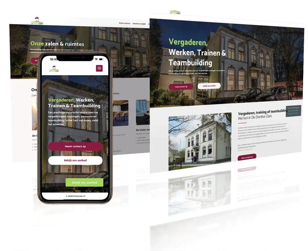 Wordpress website De Drentse Zaak