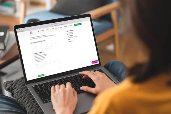 offerteformulier optimaliseren conversie webdesign